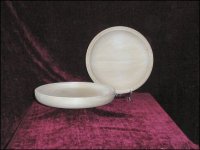 Beaded-Rim Shallow Bowl